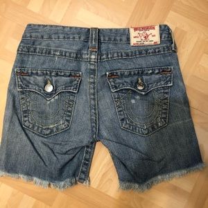 True Religion denim shorts